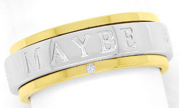 Foto 1 - Piaget Possession Spielring MAY BE YES NO mit Diamanten, R2619