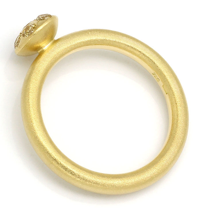 Foto 3 - Designer-Ring mit 0,29ct Cognac Brillanten 18K Gelbgold, S9165
