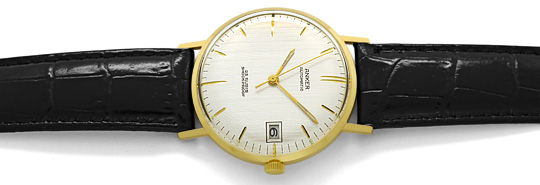 Foto 1 - Herren-Armbanduhr, Gelbgold 14K Automatik Datum Sekunde, U1650