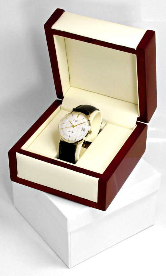 Foto 5 - Herren-Armbanduhr, Gelbgold 14K Automatik Datum Sekunde, U1650